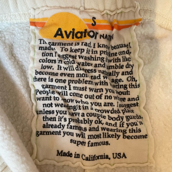 Aviator Nation Venice CA Vintage Sweatpants - Picture 6 of 6
